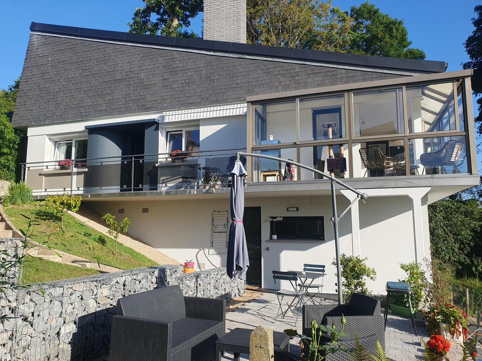 Du Haut Des Rives - Bel Appt Pour 4 Caudebec-en-Caux Extérieur photo