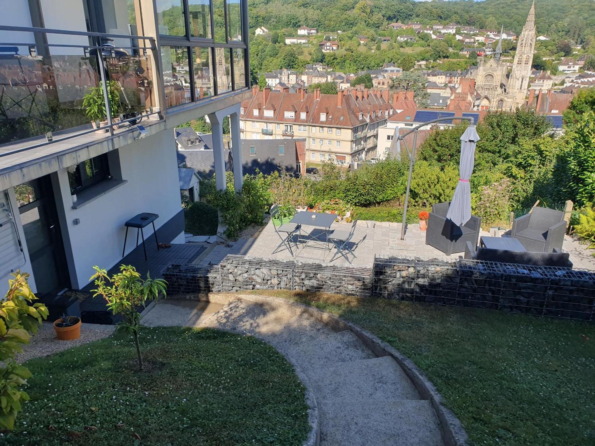 Du Haut Des Rives - Bel Appt Pour 4 Caudebec-en-Caux Extérieur photo